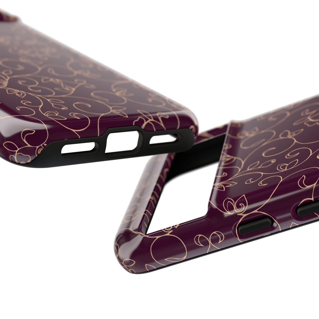 Elegant Floral Phone Case | Durable Mobile Cover, Gift for Her, Floral Design, Stylish Accessory, Phone Protection