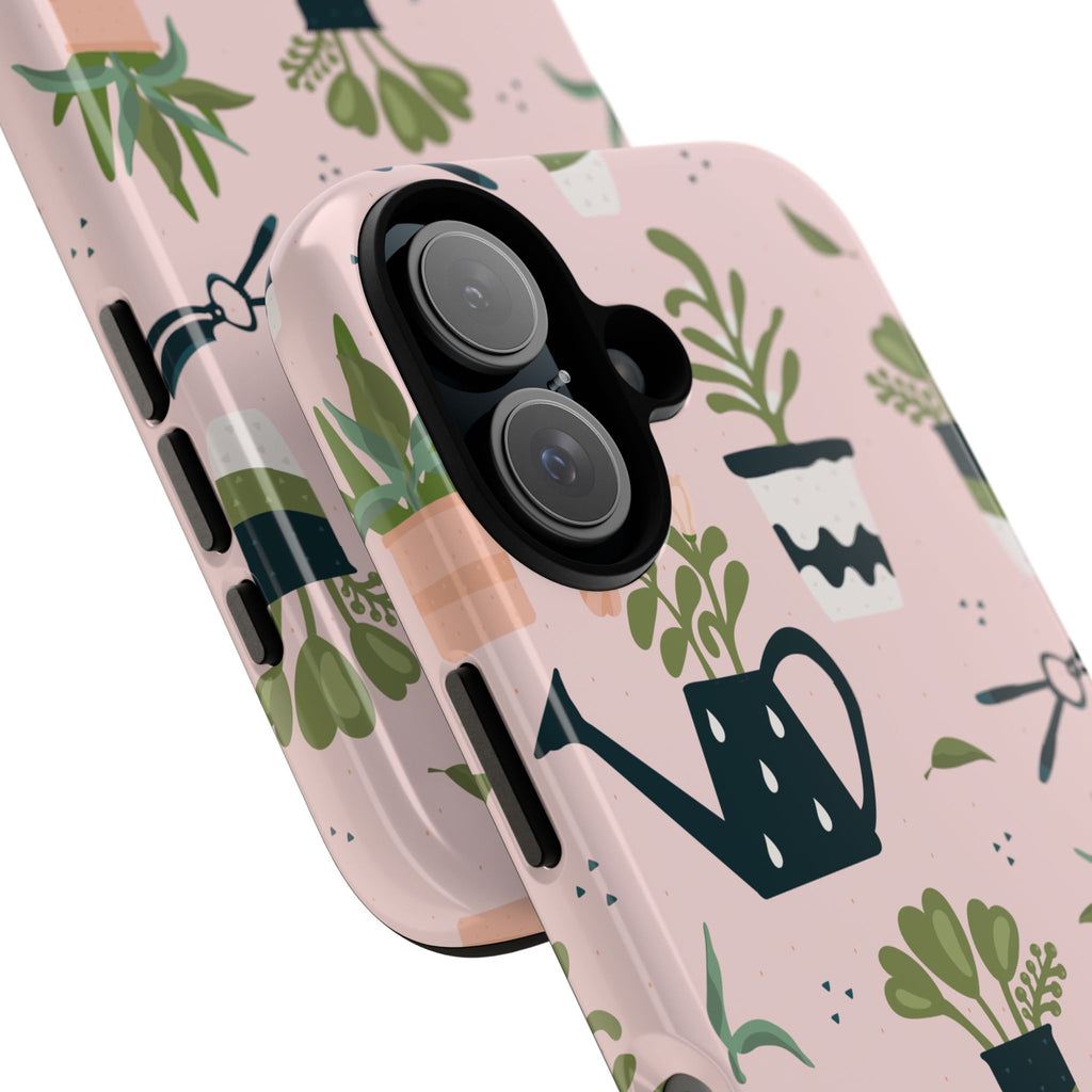 Floral Phone Case, Cute Plant Lover Case, Gift for Gardeners, Phone Cover, Green Thumb Accessories, Mother's Day Gift