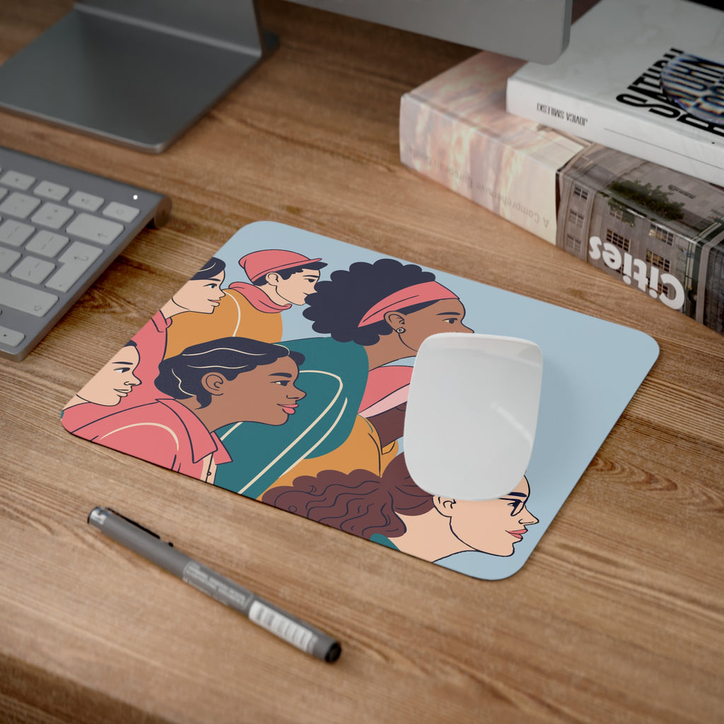 Empowering Women Desk Mouse Pad, Inspirational Office Decor, Feminist Gift, Home Office Accessory, Unique Gift Idea, Motivational Desk Decor