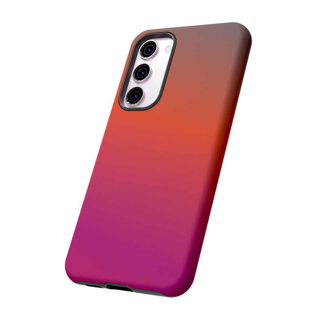 Gradient Phone Case, Custom Tough Case, Durable Phone Accessory, Vibrant Design, Gift for Tech Lovers, Birthday and Holiday Present