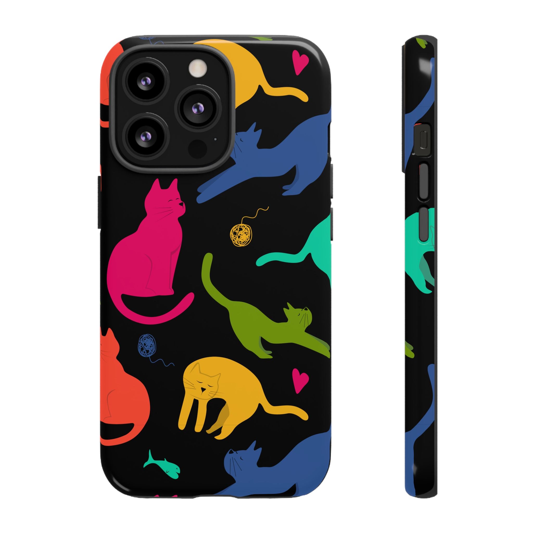 Colorful Cat Phone Case - Fun Pet Lover Accessory, Paw-some Gift for Cat Owners, Colorful Protective Cover, Cute Animal Phone [...]