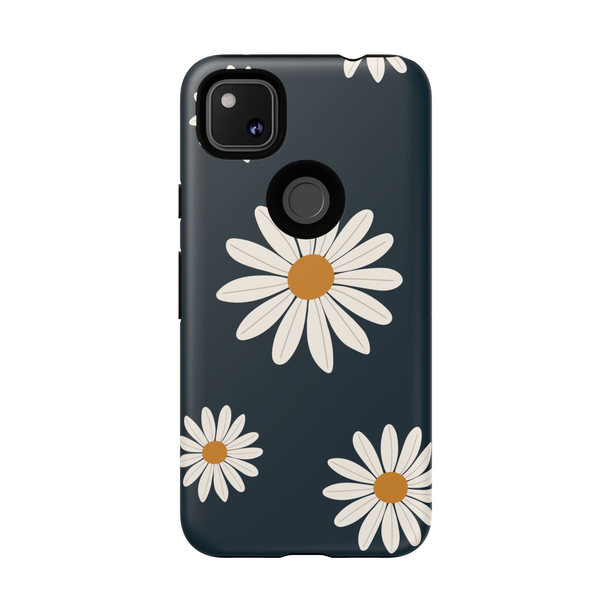 Daisy Phone Case, Floral Phone Cover, Tough Phone Case, Gift for Flower Lovers, Smartphone Accessory, Spring Design