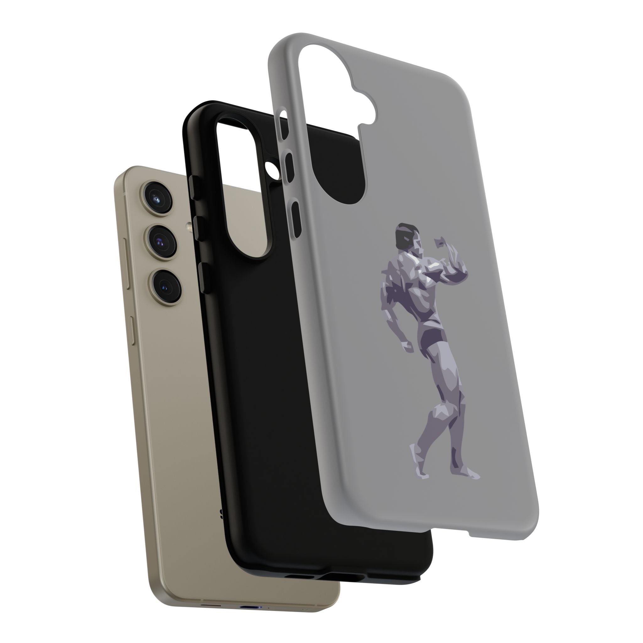 Muscle Man Phone Case - Tough Cases, Martial Arts Gift, Gym Lover Accessories, Inspirational Phone Cover, Unique Tech Gift