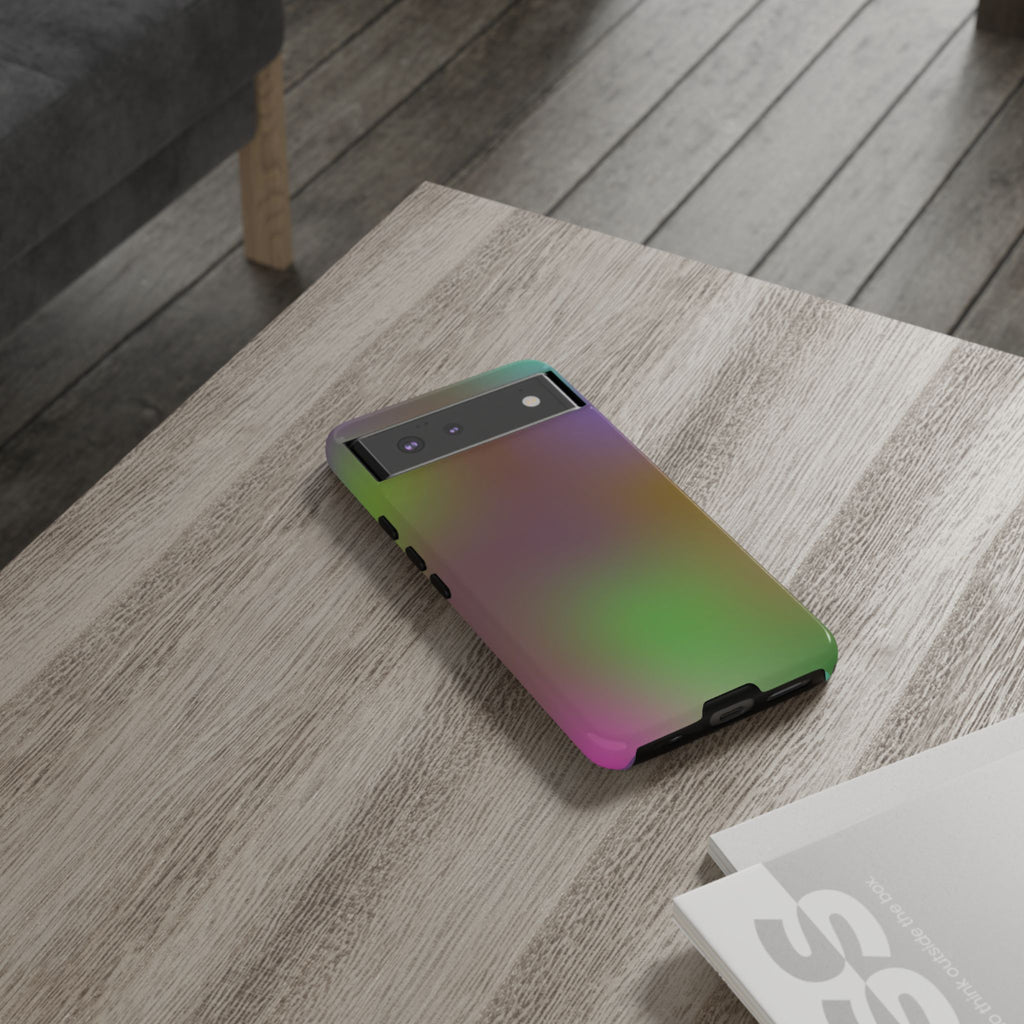 Colorful Gradient Phone Case, Tough Cases for Protection, Stylish Mobile Cover, Unique Gift, Modern Tech Accessory