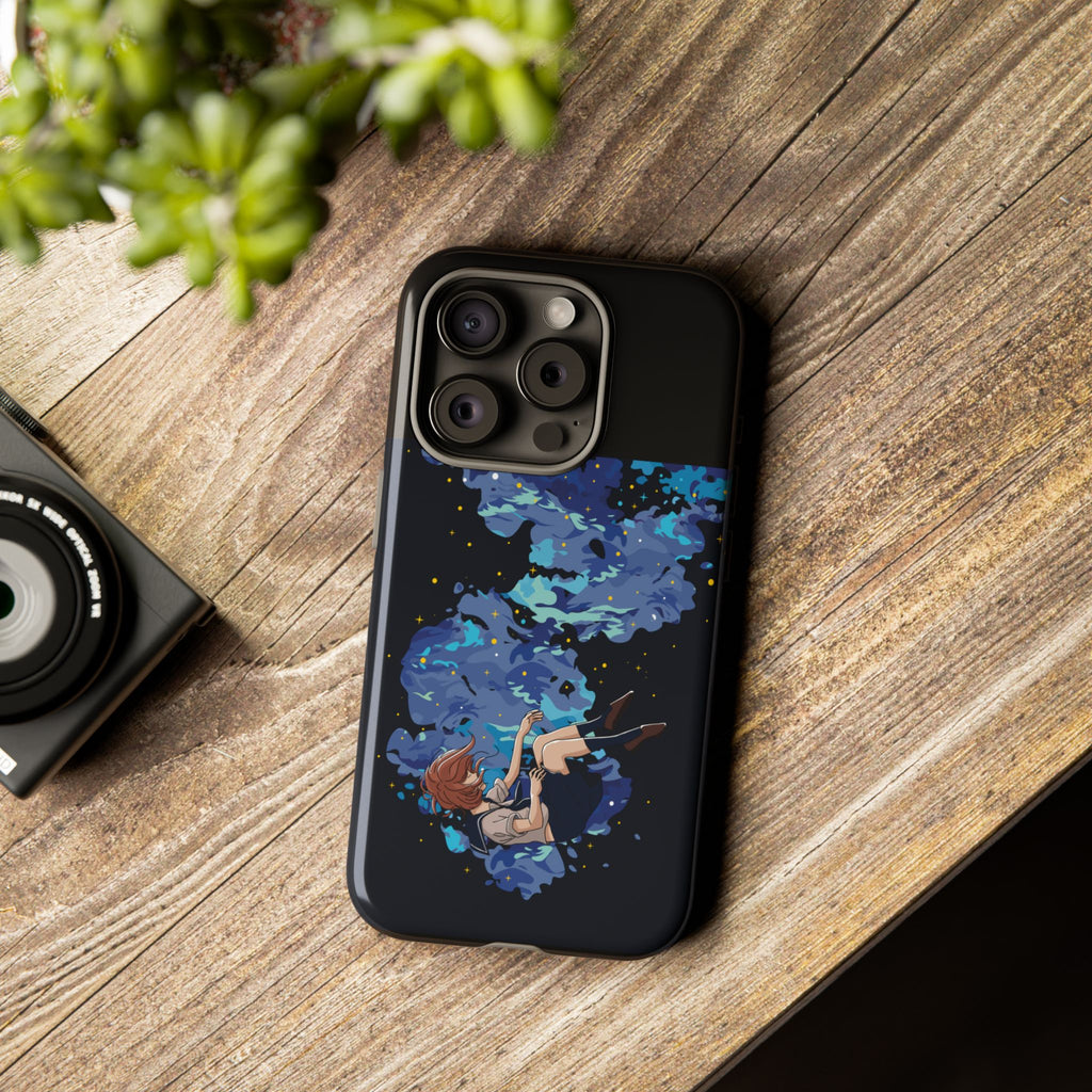 Tough Cases Phone Case - Artistic Galaxy Design, Cute Sleeve for Teens, Gift for Students, Unique Mobile Accessory, Trendy Tech Protection