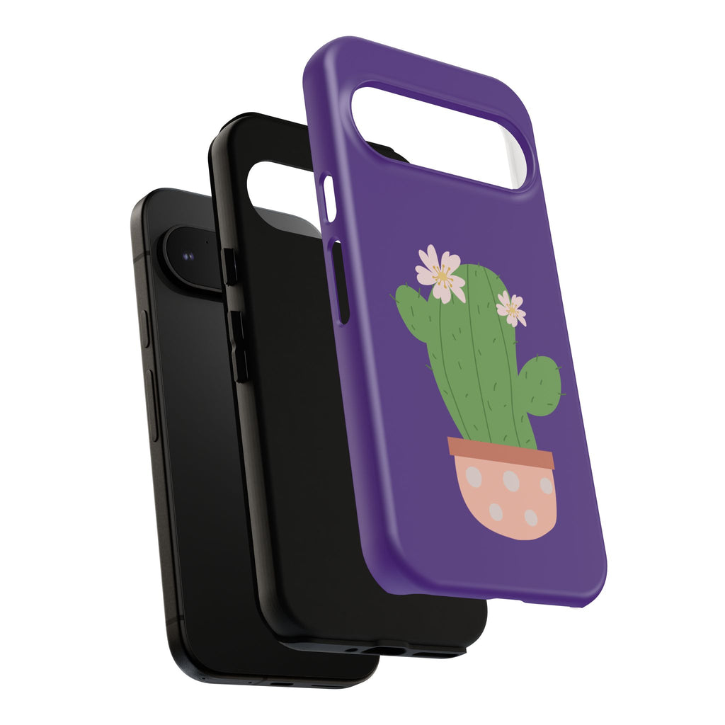 Cactus Phone Case, Tough Cases, Cute Floral, Trending Design, Unique Gift, Phone Accessories, Summer Vibe, Nature Lover