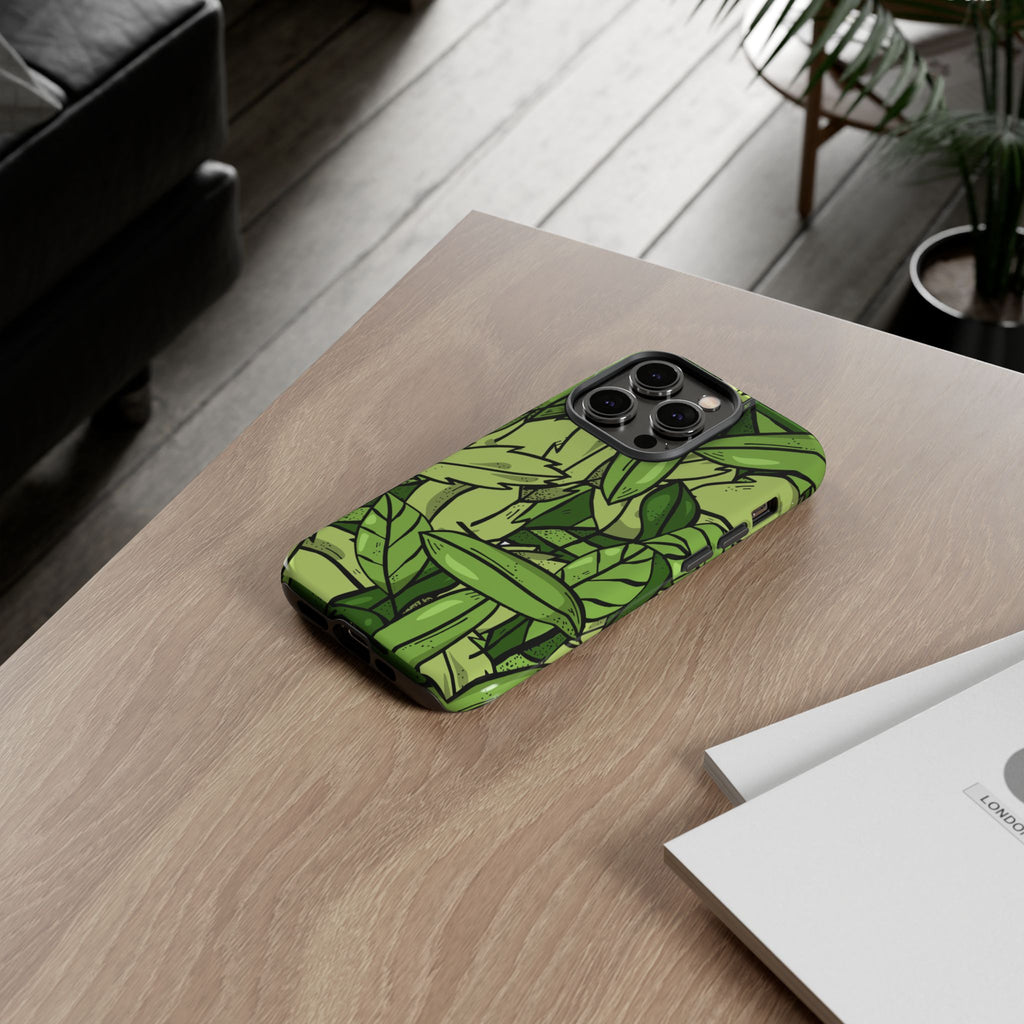 Leafy Green Phone Case - Tough Cases, Eco-Friendly Gadget Cover, Nature-Inspired Accessories, Unique Gift for Nature Lovers, Stylish [...]