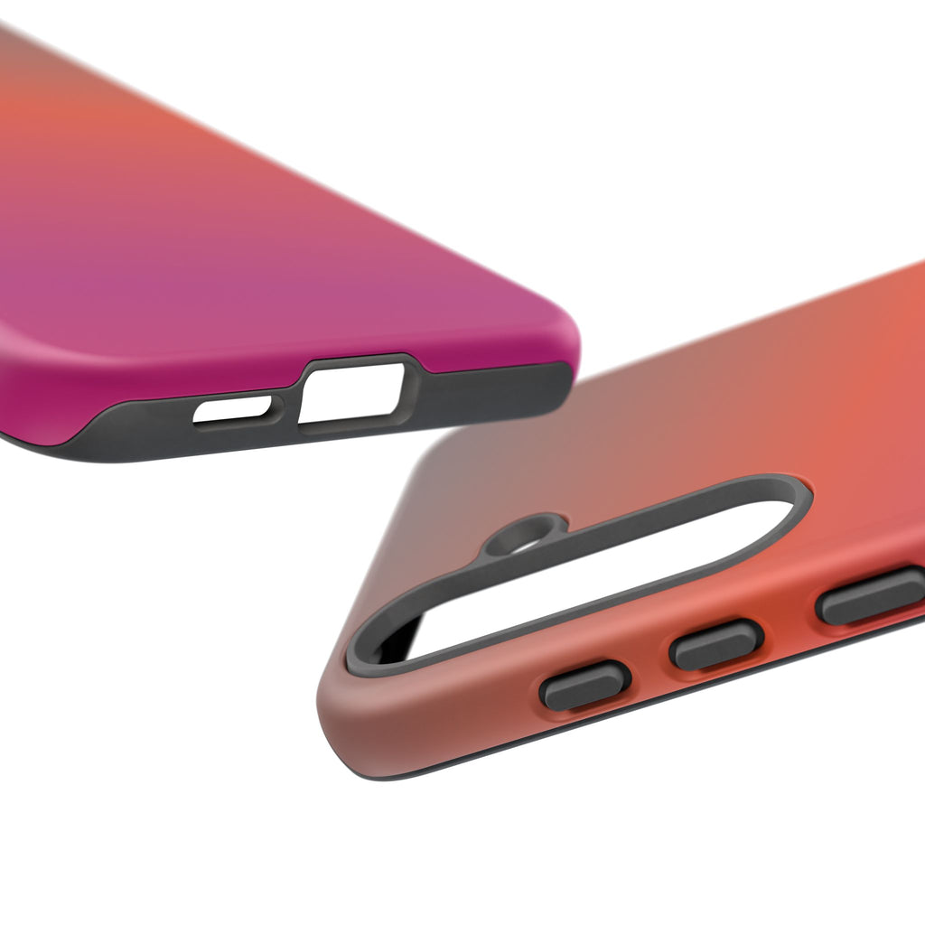 Gradient Phone Case, Custom Tough Case, Durable Phone Accessory, Vibrant Design, Gift for Tech Lovers, Birthday and Holiday Present
