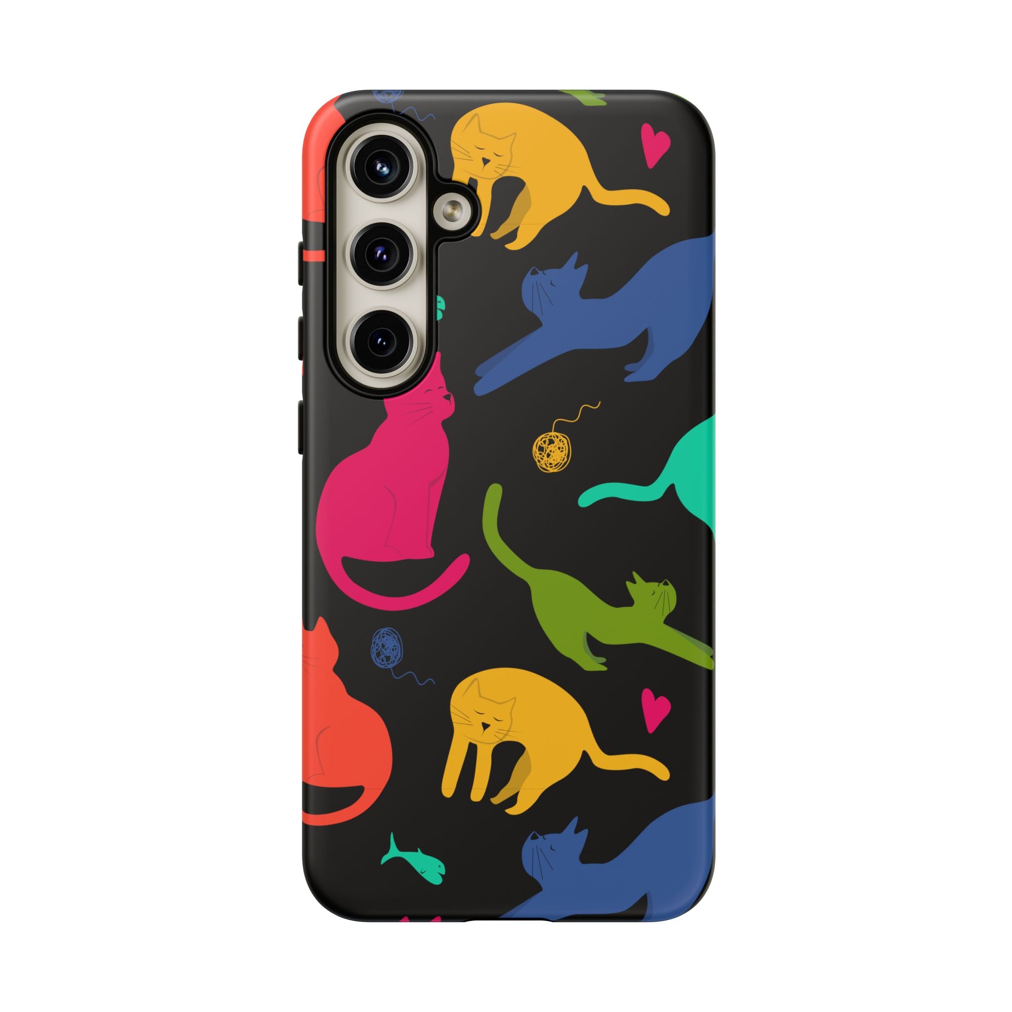Colorful Cat Phone Case - Fun Pet Lover Accessory, Paw-some Gift for Cat Owners, Colorful Protective Cover, Cute Animal Phone [...]