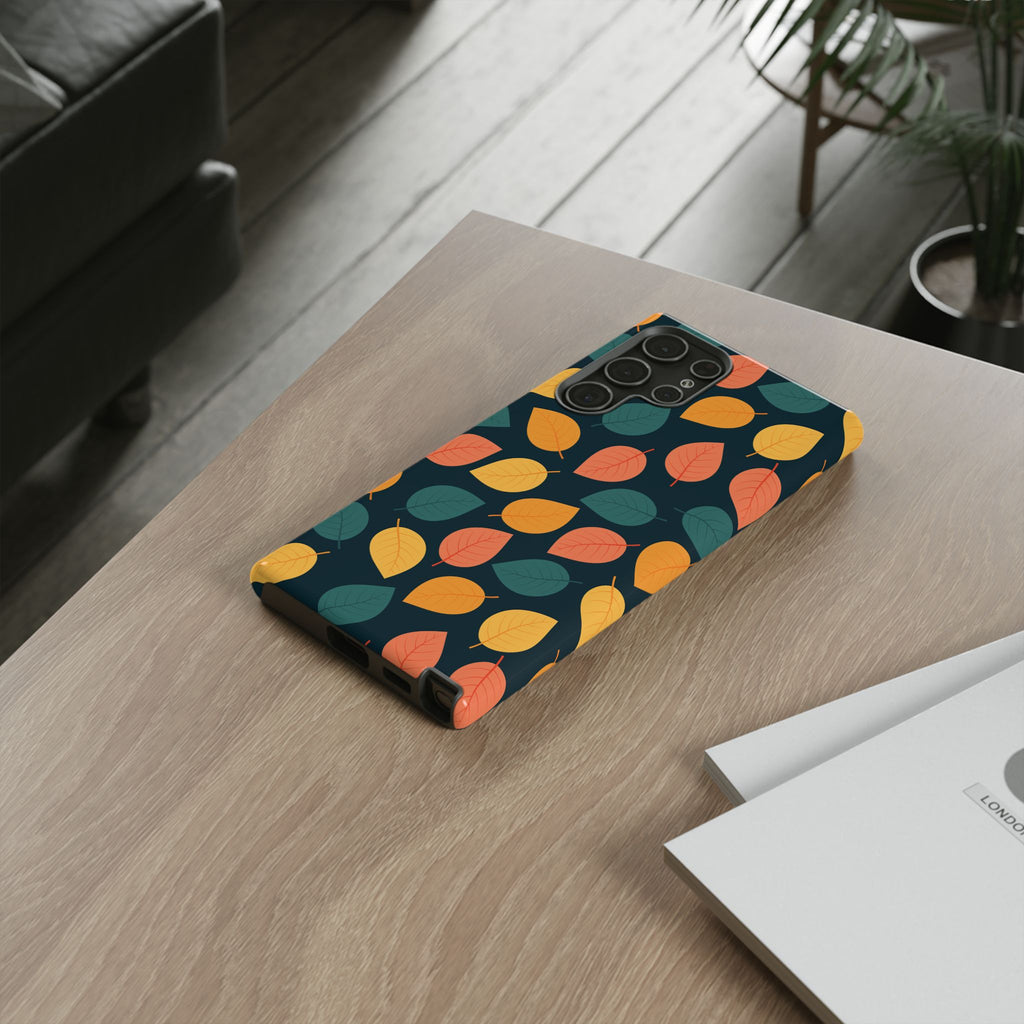 Autumn Leaves Phone Case - Protective Cell Phone Cover, Fall Aesthetic, Nature Lover Gift, Seasonal Accessories, Eco-Friendly Case