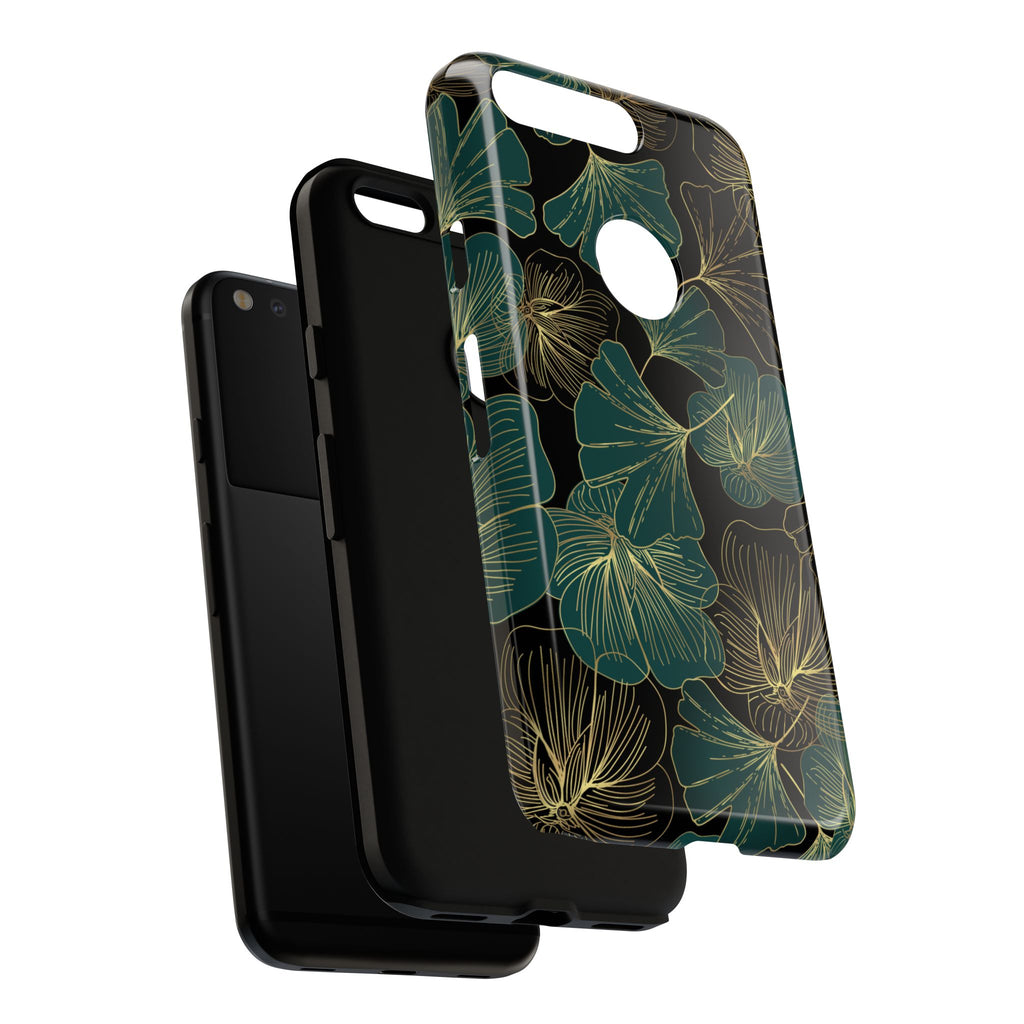 Floral Phone Case - Tough Cases, Protective Cover, Stylish Accessory, Gift for Her, Nature-Inspired Design
