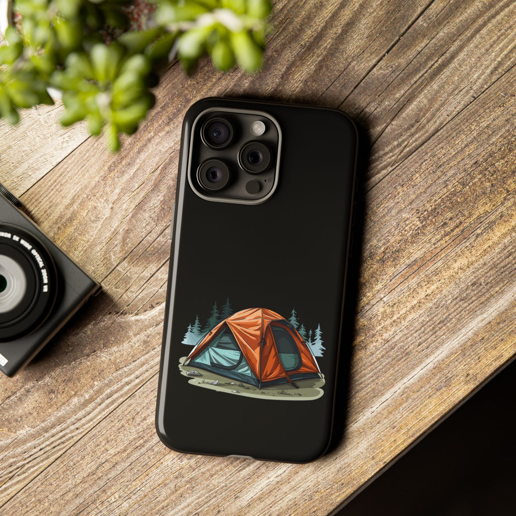 Camping Phone Case, Outdoor Adventure, Nature Lover Gift, Tough Cases, Hiking Accessory, Travel Gear, Camping Vibes