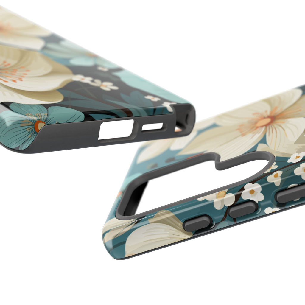 Floral Phone Case, Stylish Tough Cases with Botanical Design, Flower Print Phone Cover, Gifts for Nature Lovers, Eco-Friendly Mobile Cover