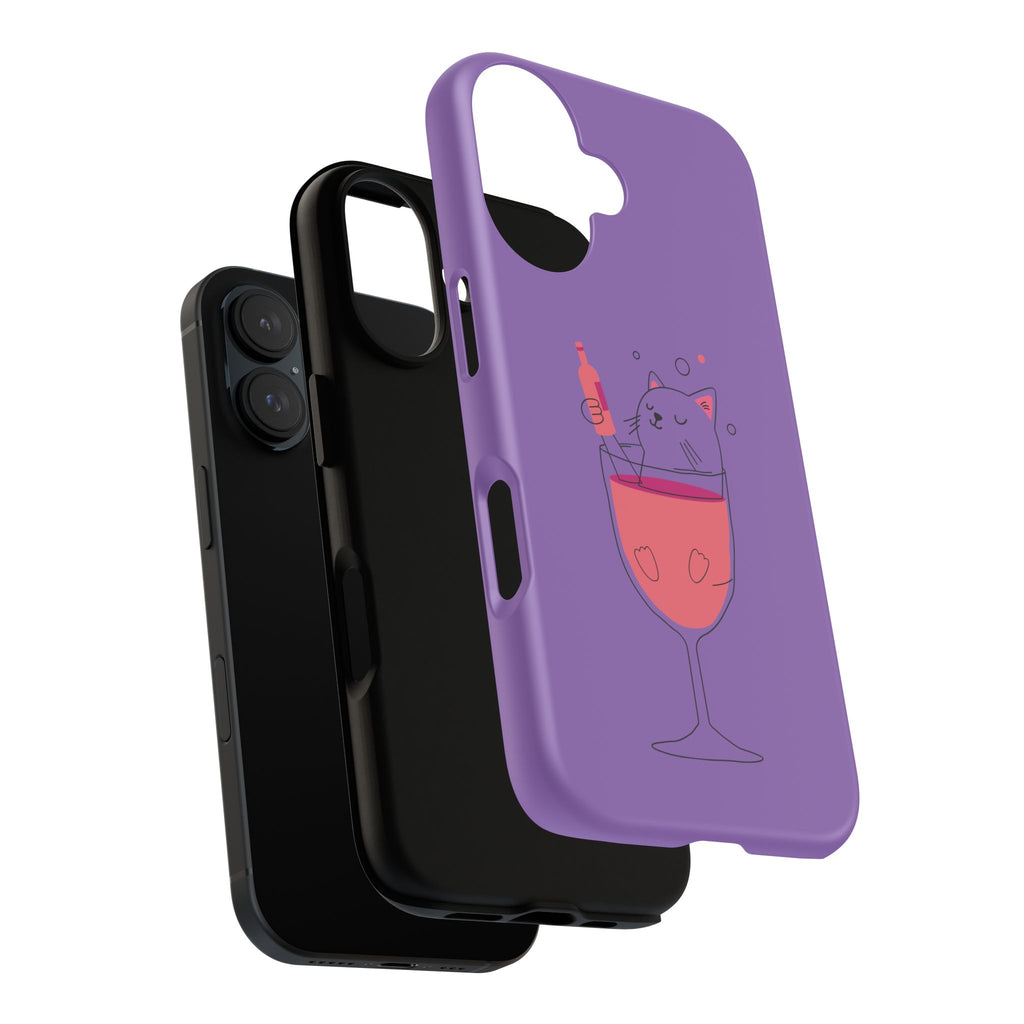 Cute Cat Phone Case, Fun Gift for Cat Lovers, Colorful Phone Cover, Pet Lover Accessory, Unique Cat Themed Case