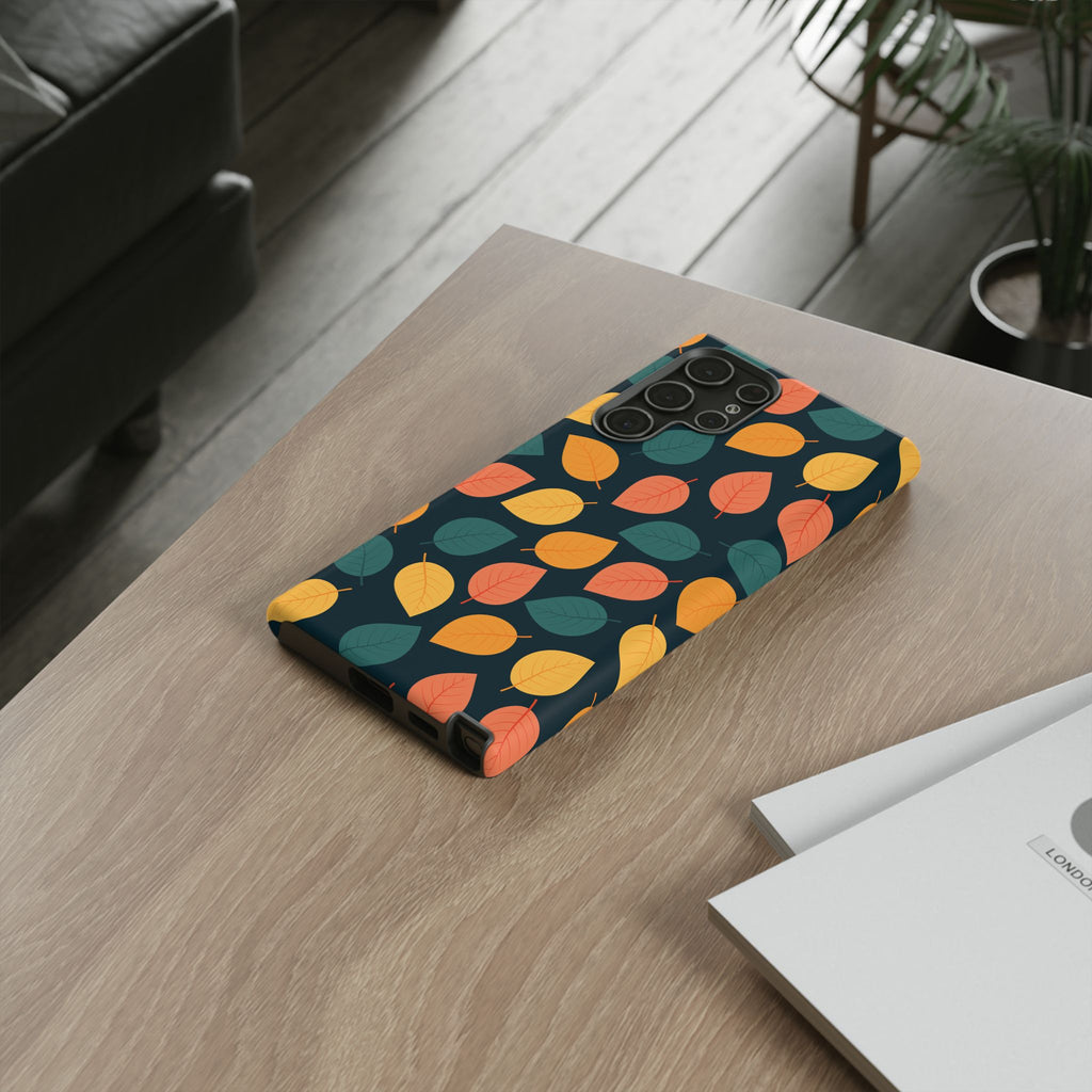 Autumn Leaves Phone Case - Protective Cell Phone Cover, Fall Aesthetic, Nature Lover Gift, Seasonal Accessories, Eco-Friendly Case