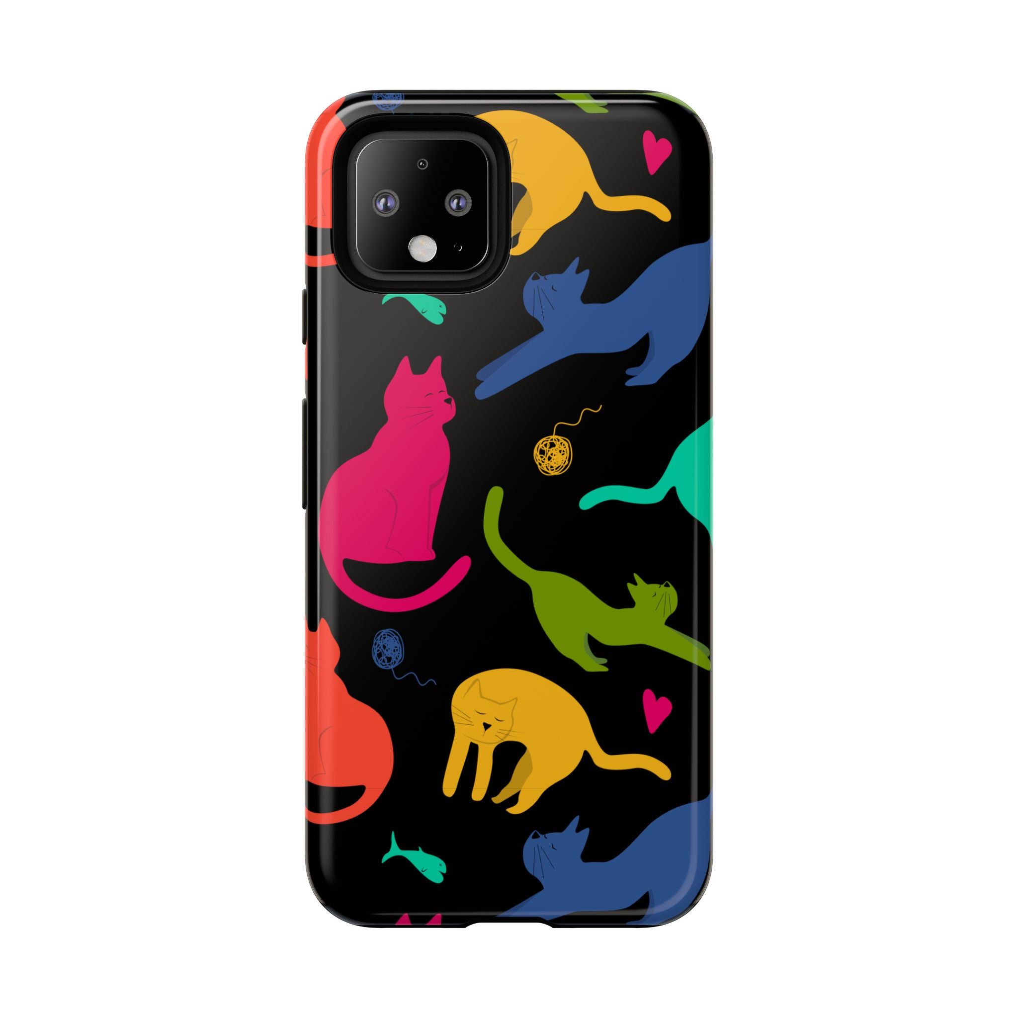 Colorful Cat Phone Case - Fun Pet Lover Accessory, Paw-some Gift for Cat Owners, Colorful Protective Cover, Cute Animal Phone [...]