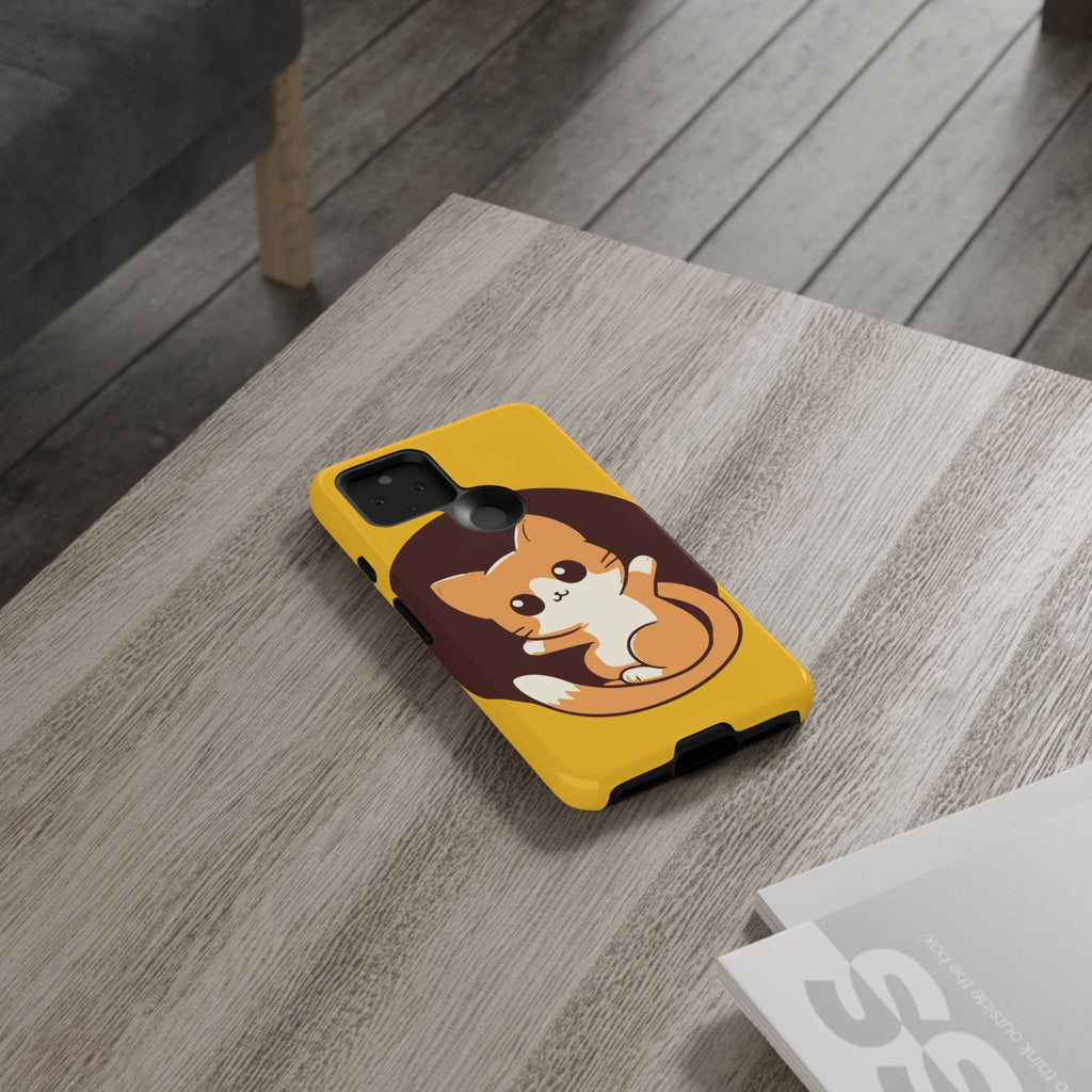 Cute Cat Phone Case | Tough Cases for Cat Lovers, Animal Design, Fun Gift, Unique Case, Durable Protection