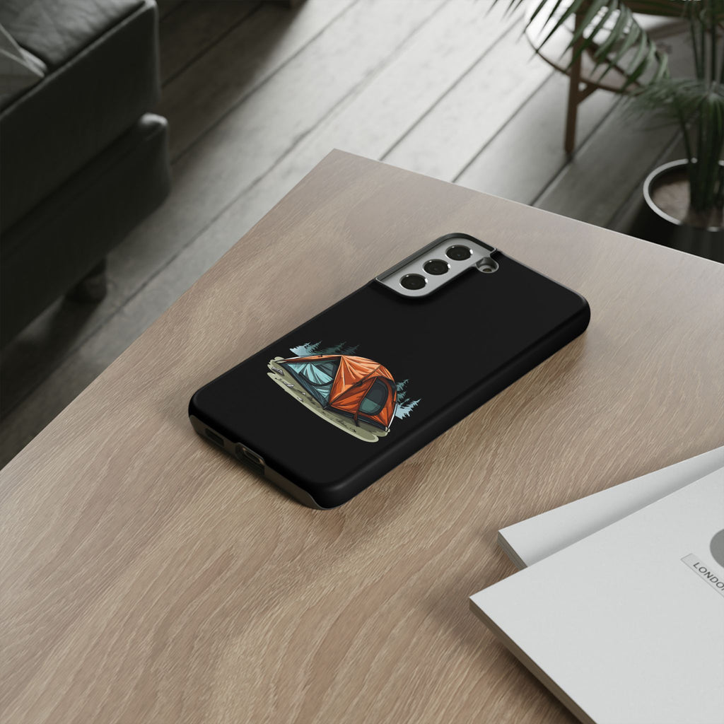 Camping Phone Case, Outdoor Adventure, Nature Lover Gift, Tough Cases, Hiking Accessory, Travel Gear, Camping Vibes