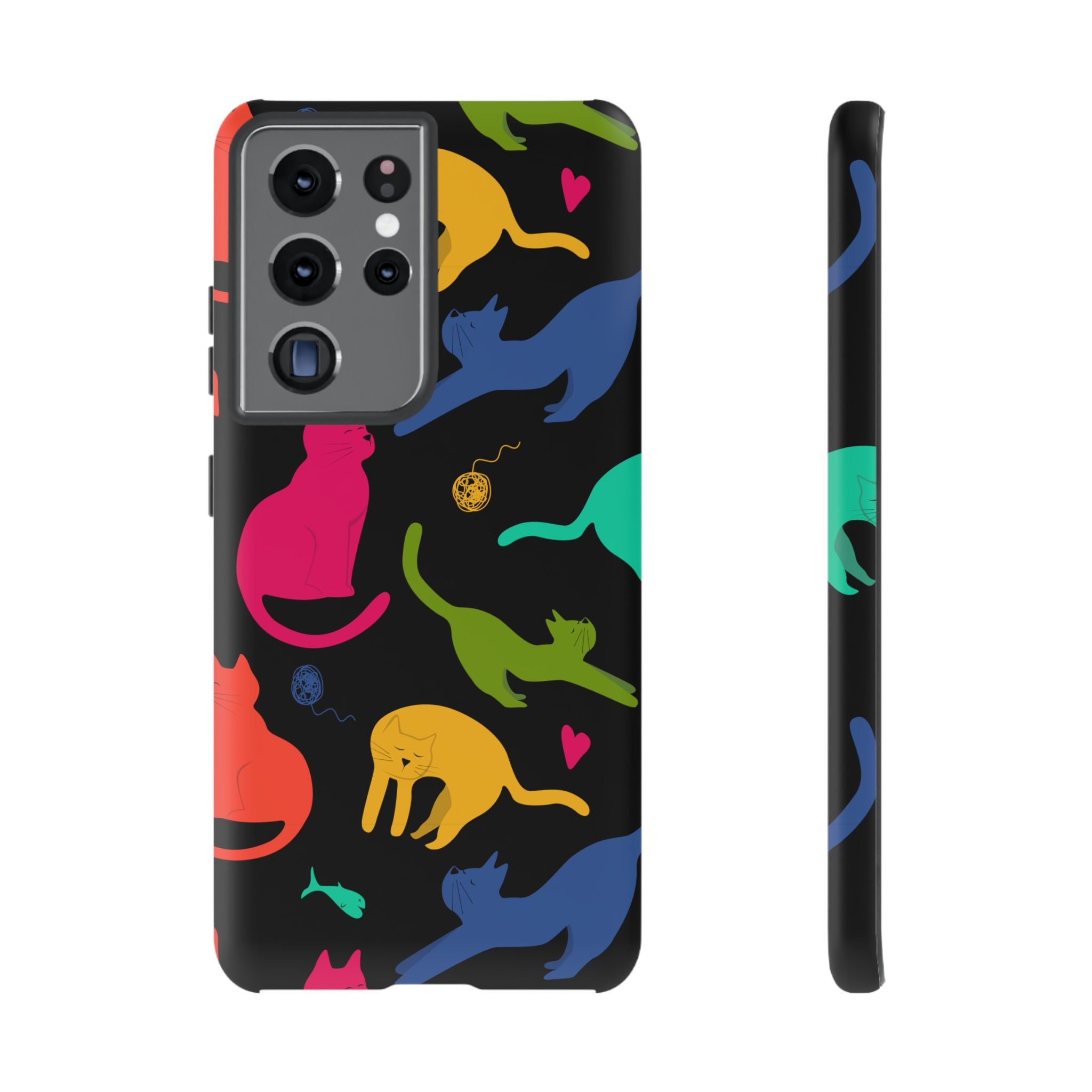 Colorful Cat Phone Case - Fun Pet Lover Accessory, Paw-some Gift for Cat Owners, Colorful Protective Cover, Cute Animal Phone [...]