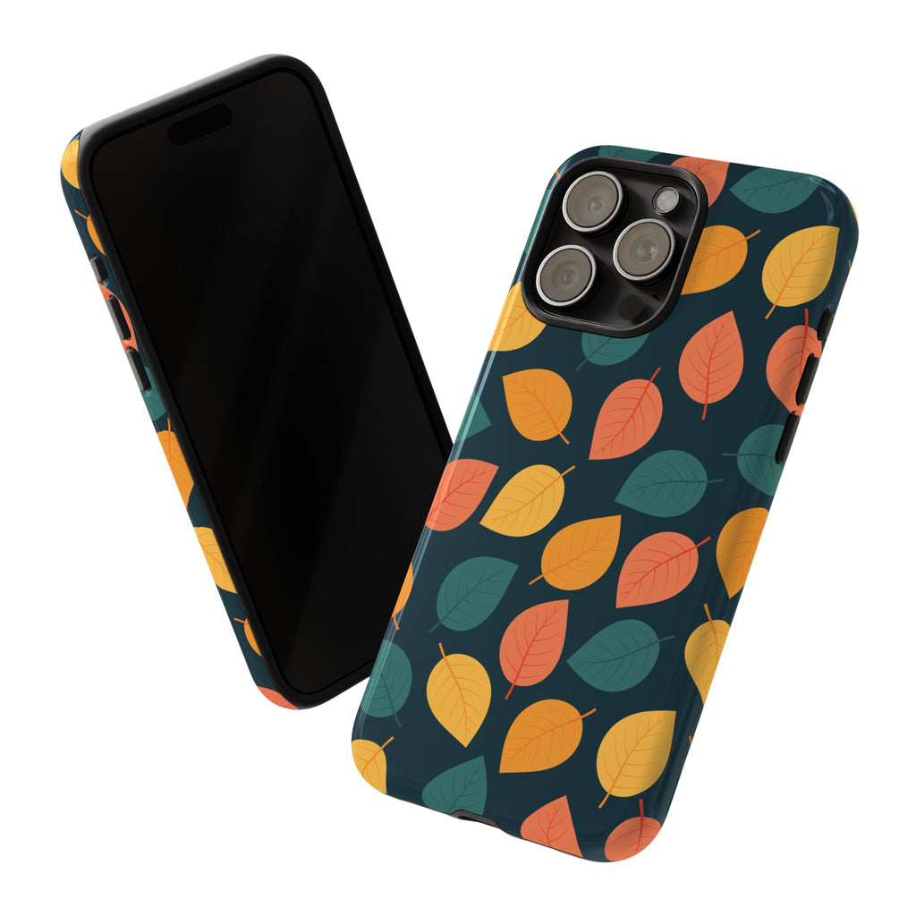 Autumn Leaves Phone Case - Protective Cell Phone Cover, Fall Aesthetic, Nature Lover Gift, Seasonal Accessories, Eco-Friendly Case