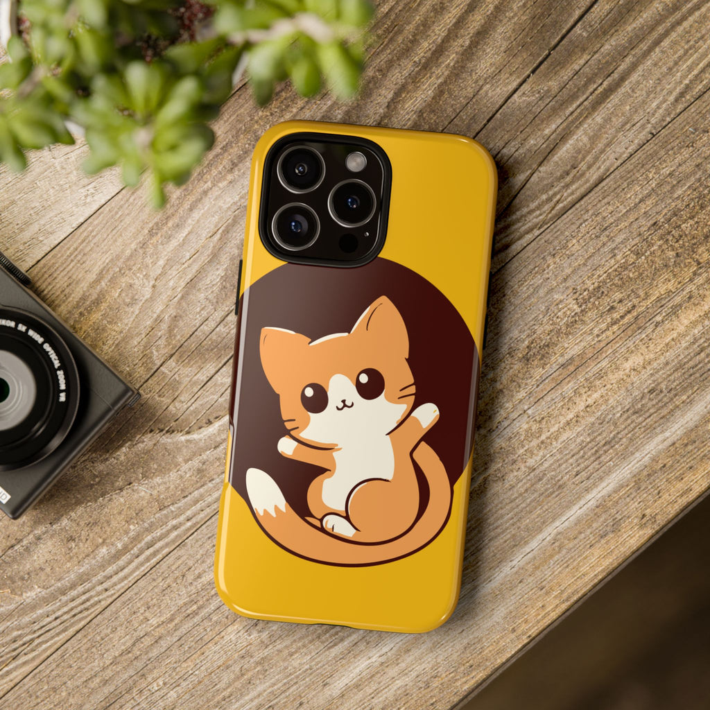Cute Cat Phone Case | Tough Cases for Cat Lovers, Animal Design, Fun Gift, Unique Case, Durable Protection