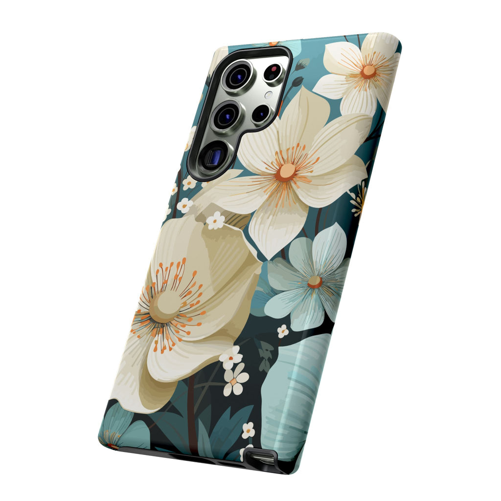 Floral Phone Case, Stylish Tough Cases with Botanical Design, Flower Print Phone Cover, Gifts for Nature Lovers, Eco-Friendly Mobile Cover