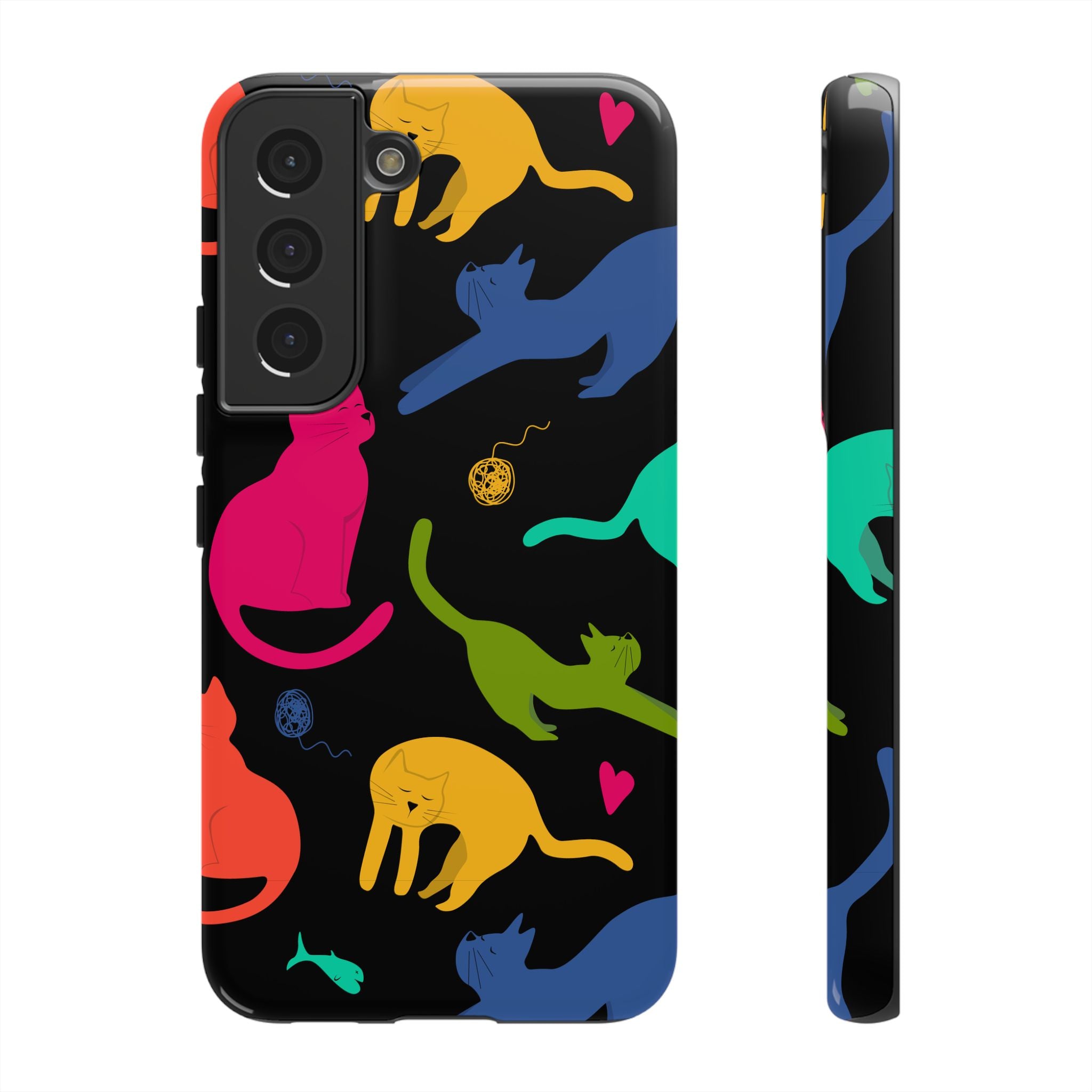 Colorful Cat Phone Case - Fun Pet Lover Accessory, Paw-some Gift for Cat Owners, Colorful Protective Cover, Cute Animal Phone [...]