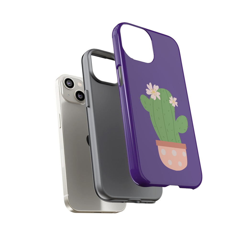 Cactus Phone Case, Tough Cases, Cute Floral, Trending Design, Unique Gift, Phone Accessories, Summer Vibe, Nature Lover
