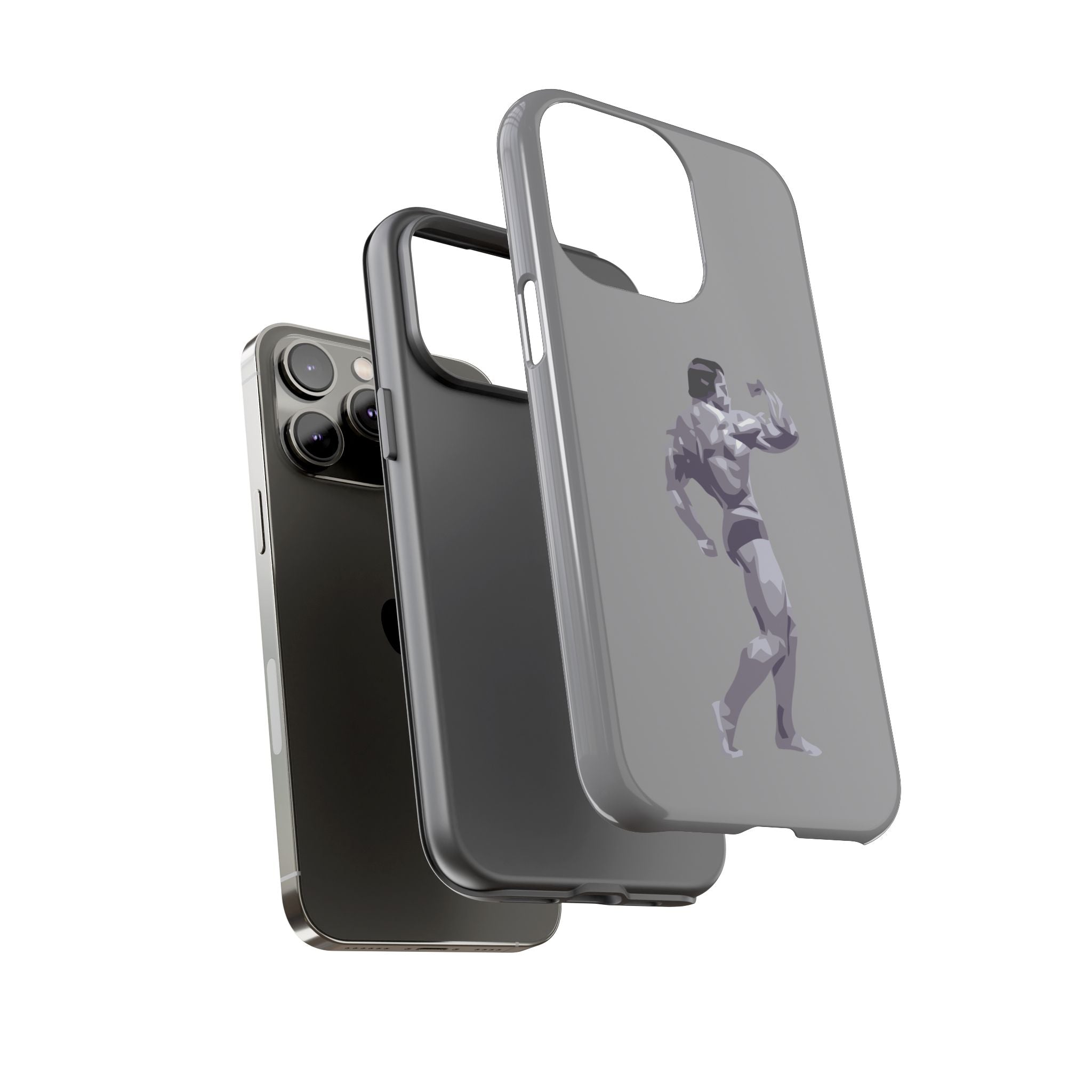 Muscle Man Phone Case - Tough Cases, Martial Arts Gift, Gym Lover Accessories, Inspirational Phone Cover, Unique Tech Gift