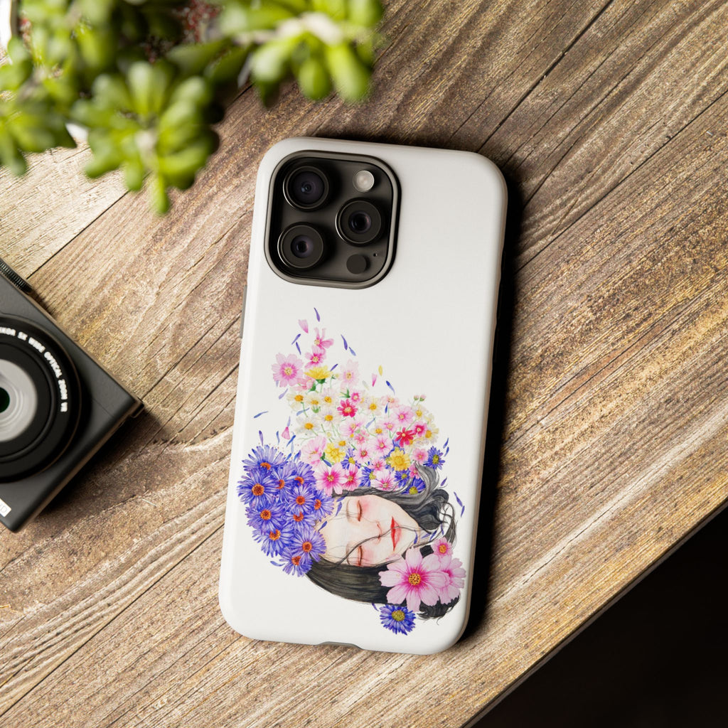 Floral Phone Case | Tough Cases | Cute Floral Design, Gift for Her, Spring Accessory, Mother's Day Gift, Stylish Protection