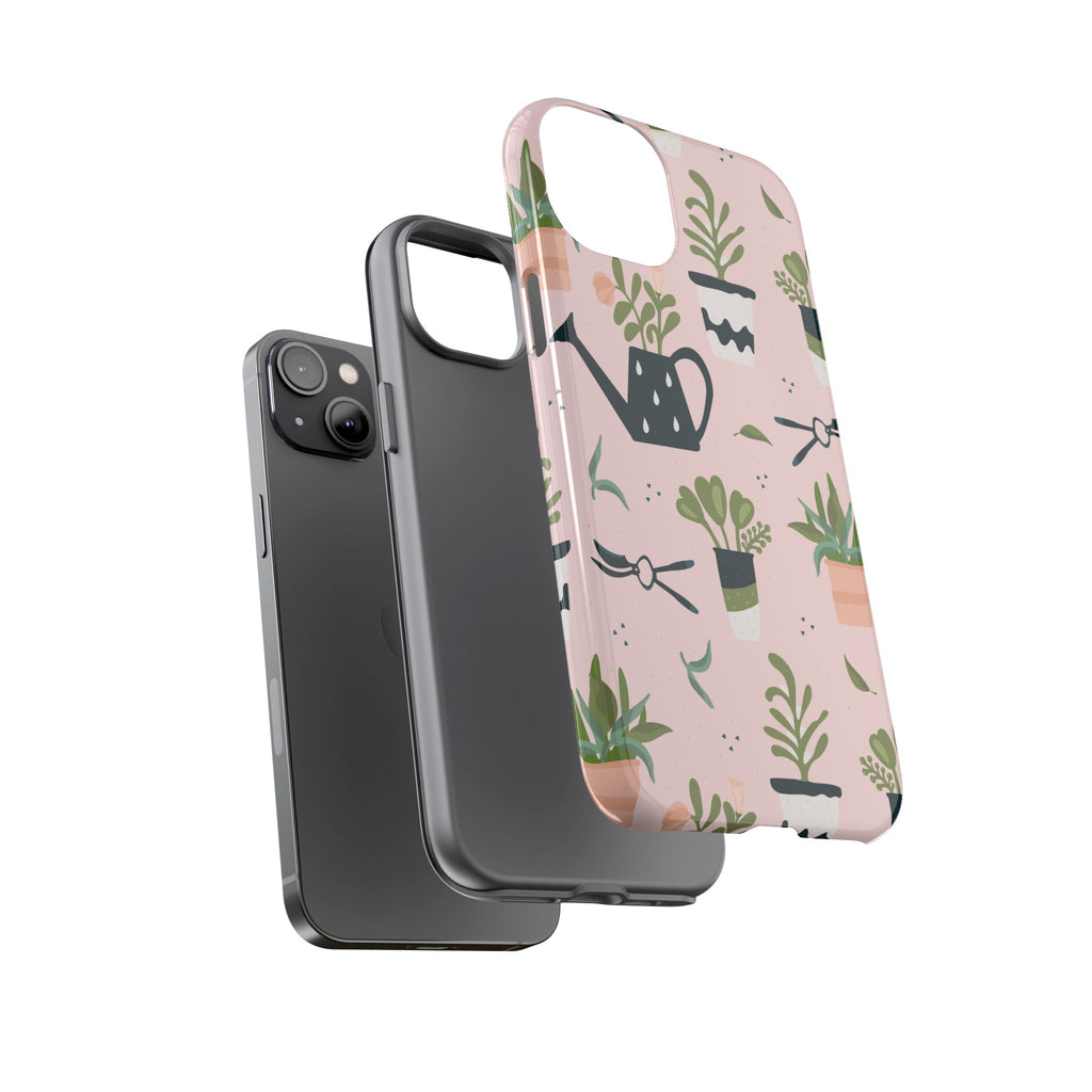 Floral Phone Case, Cute Plant Lover Case, Gift for Gardeners, Phone Cover, Green Thumb Accessories, Mother's Day Gift