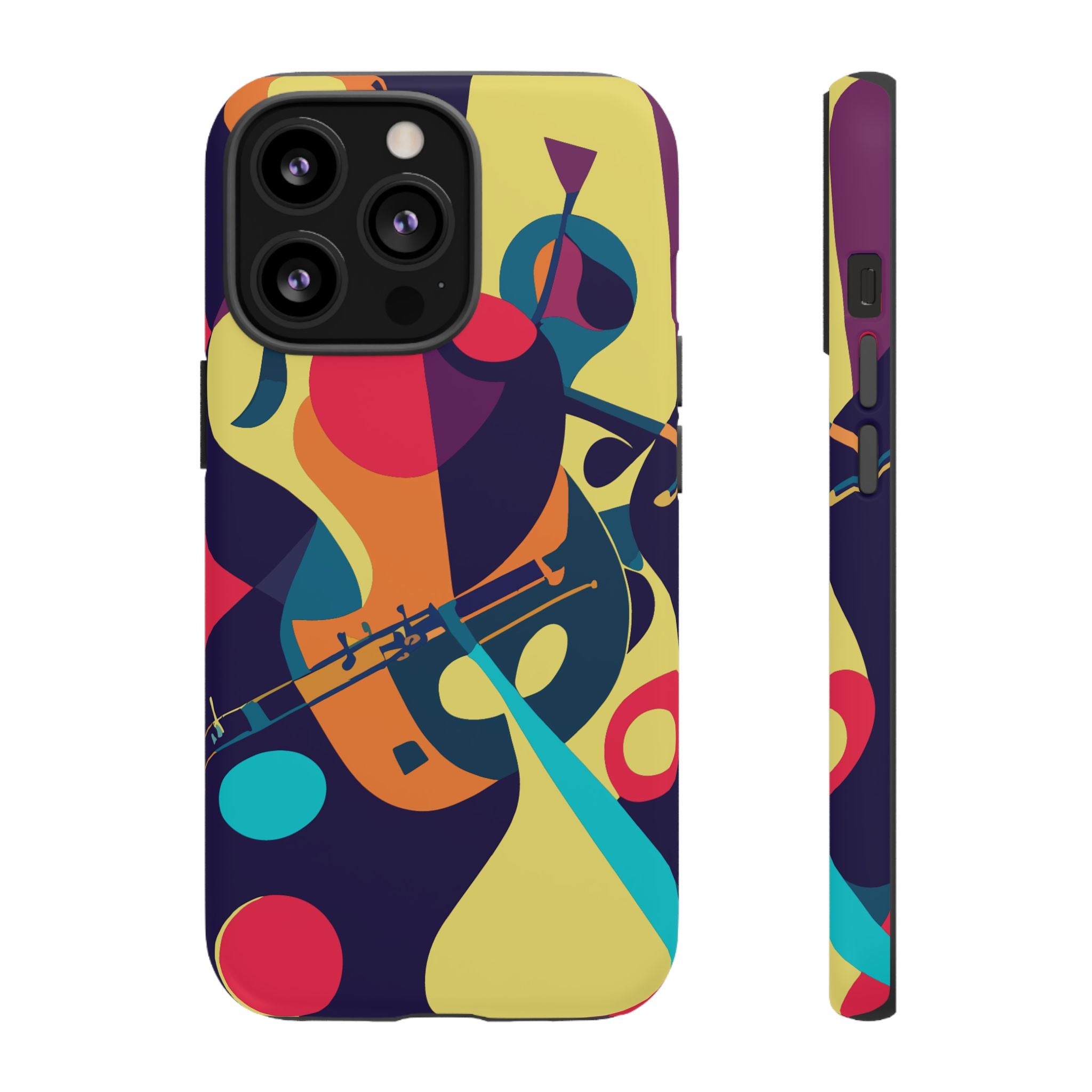 Vibrant Guitar Phone Case - Tough Cases for Music Lovers, Colorful Phone Cover, Gifts for Musicians, Artistic Mobile Accessories, [...]