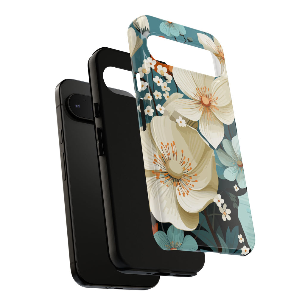 Floral Phone Case, Stylish Tough Cases with Botanical Design, Flower Print Phone Cover, Gifts for Nature Lovers, Eco-Friendly Mobile Cover