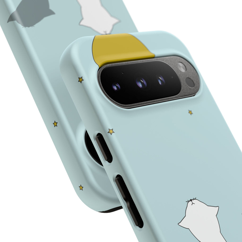 Cute Cat Phone Case, Tough Phone Cover, Pet Lover Gift, Unique Case, Animal Decor, Birthday Gift