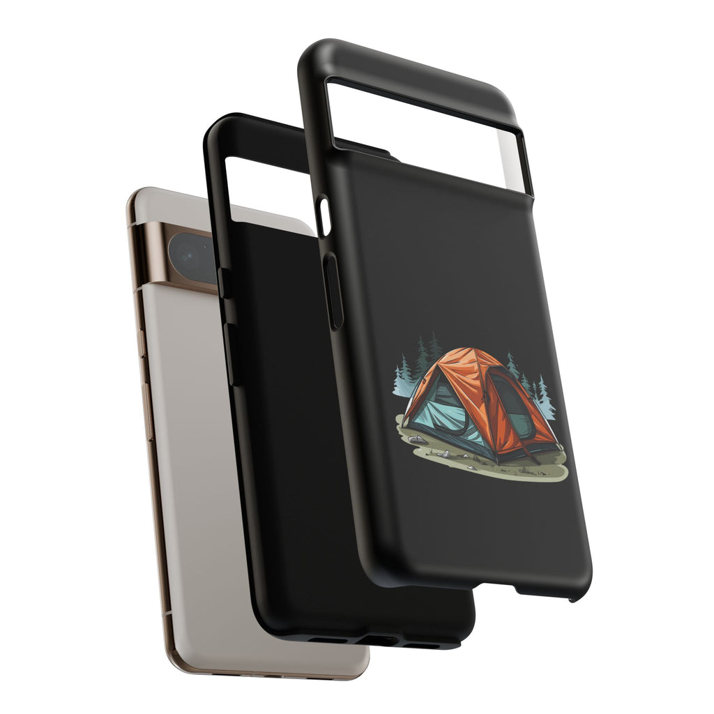 Camping Phone Case, Outdoor Adventure, Nature Lover Gift, Tough Cases, Hiking Accessory, Travel Gear, Camping Vibes