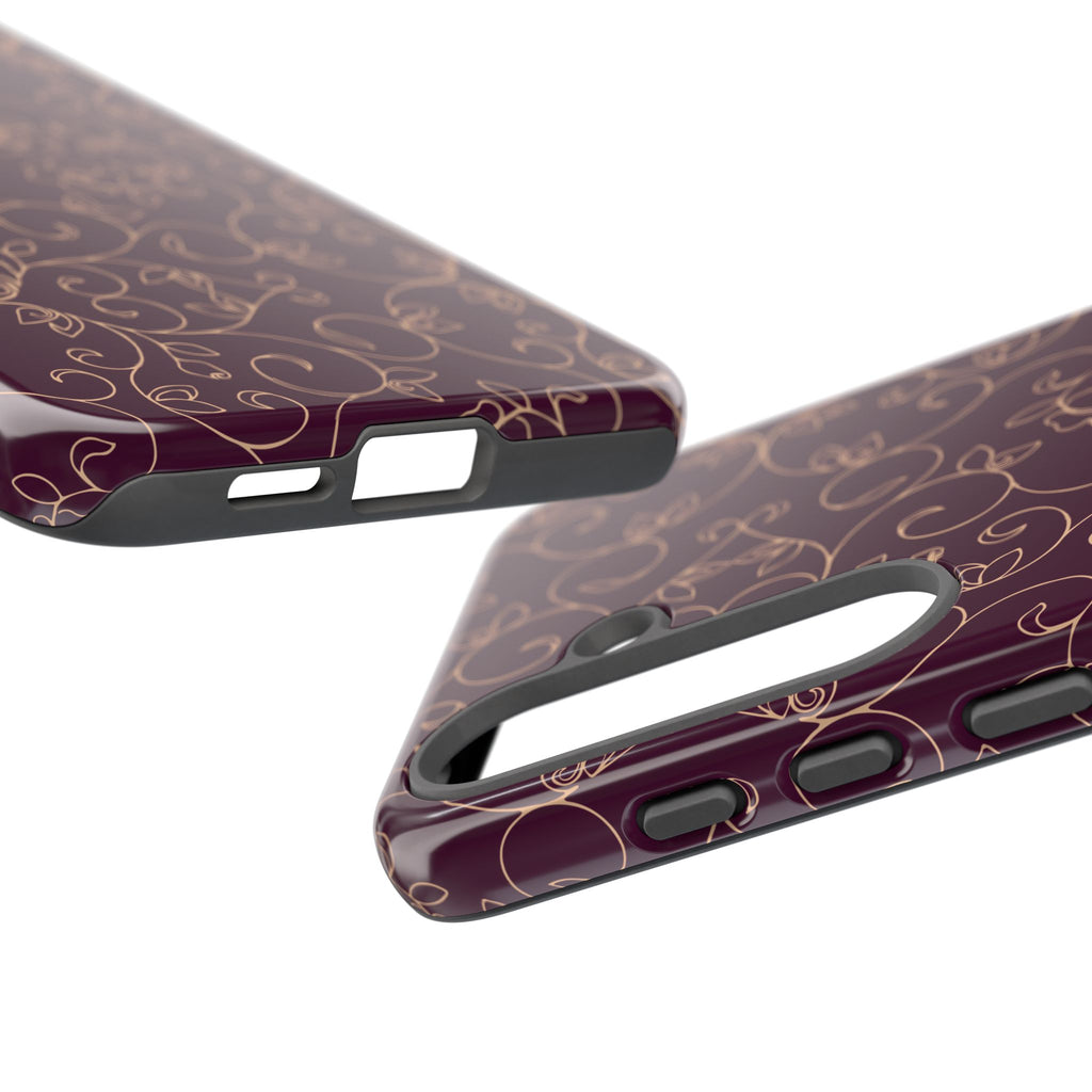 Elegant Floral Phone Case | Durable Mobile Cover, Gift for Her, Floral Design, Stylish Accessory, Phone Protection