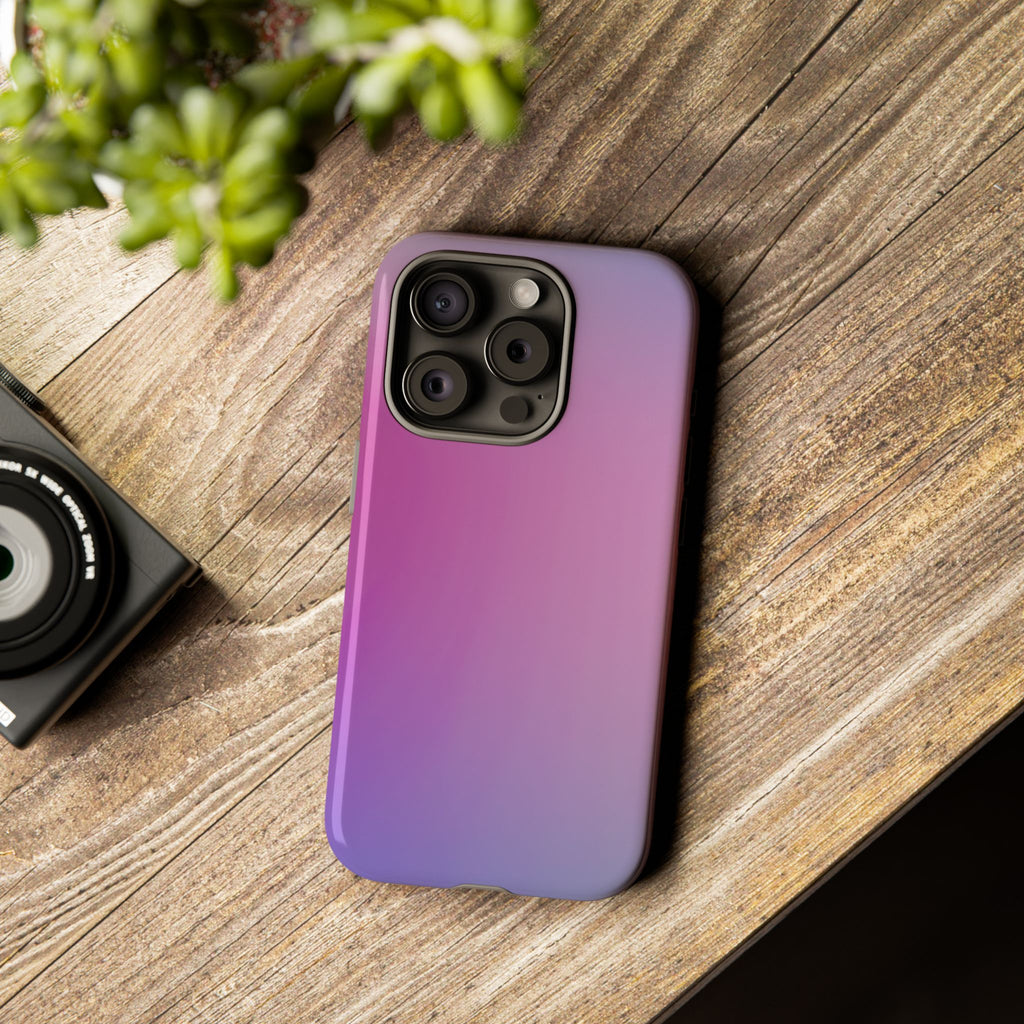 Stylish Phone Case, Tough Phone Cover, Gradient Phone Protector, Customizable Phone Shell, Durable Phone Accessory