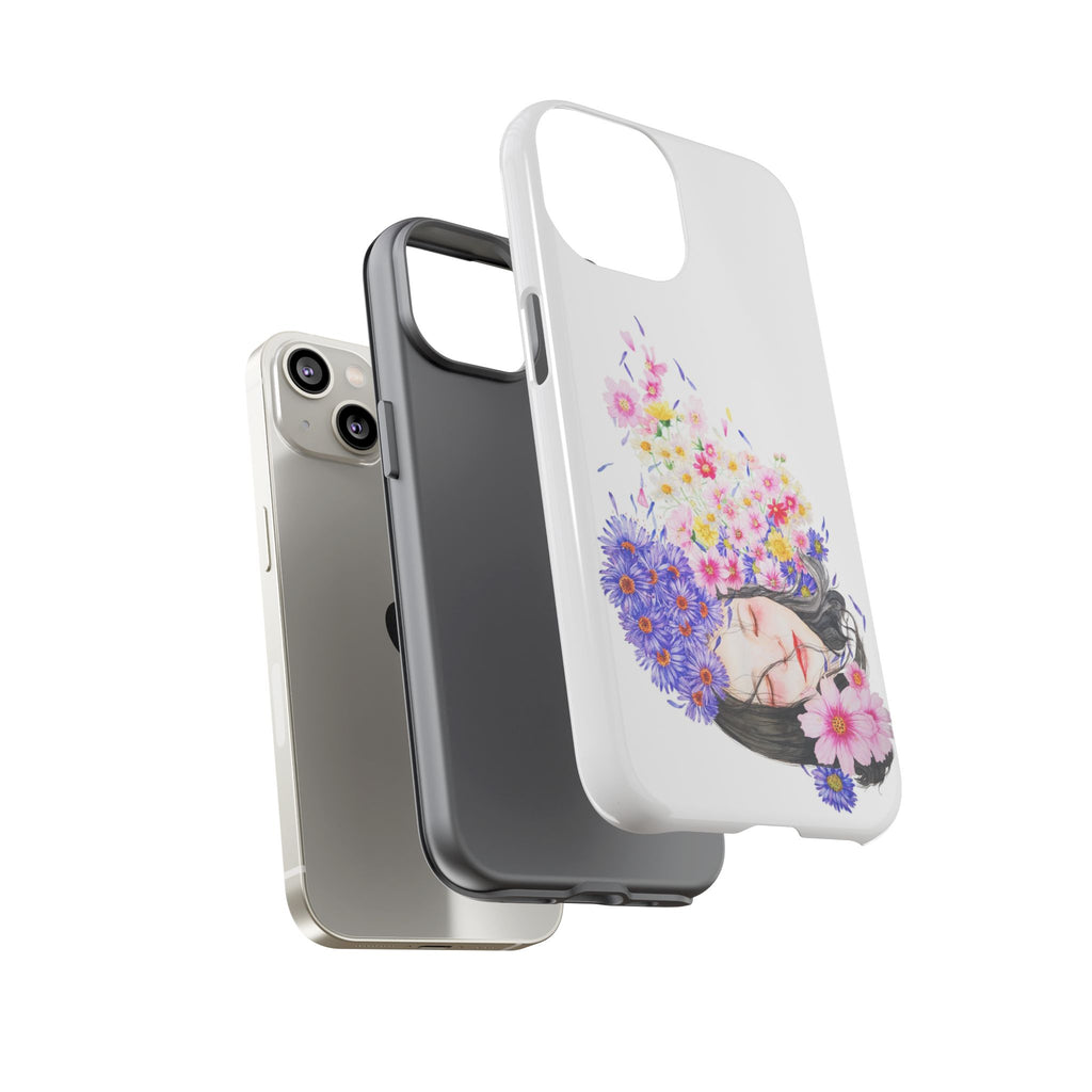 Floral Phone Case | Tough Cases | Cute Floral Design, Gift for Her, Spring Accessory, Mother's Day Gift, Stylish Protection