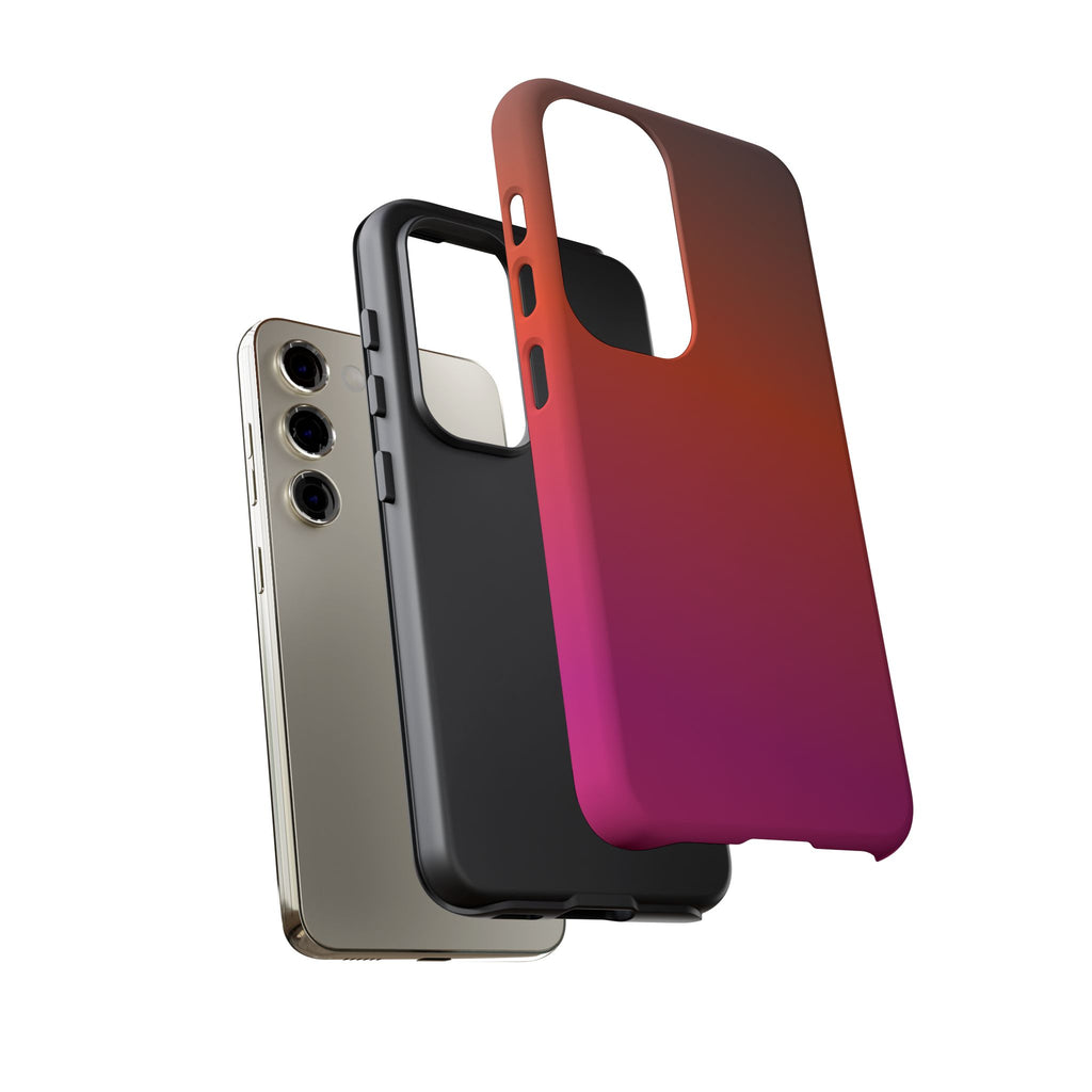 Gradient Phone Case, Custom Tough Case, Durable Phone Accessory, Vibrant Design, Gift for Tech Lovers, Birthday and Holiday Present
