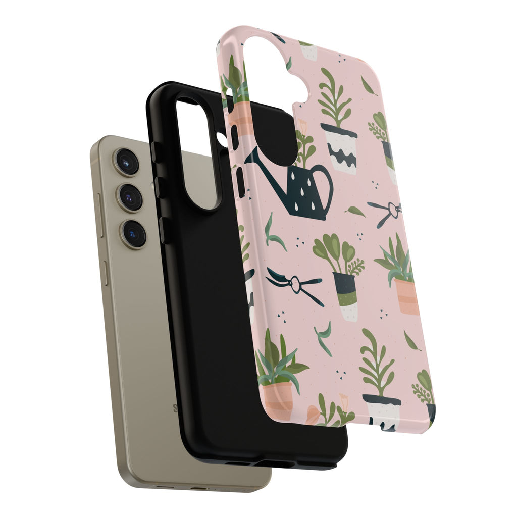 Floral Phone Case, Cute Plant Lover Case, Gift for Gardeners, Phone Cover, Green Thumb Accessories, Mother's Day Gift