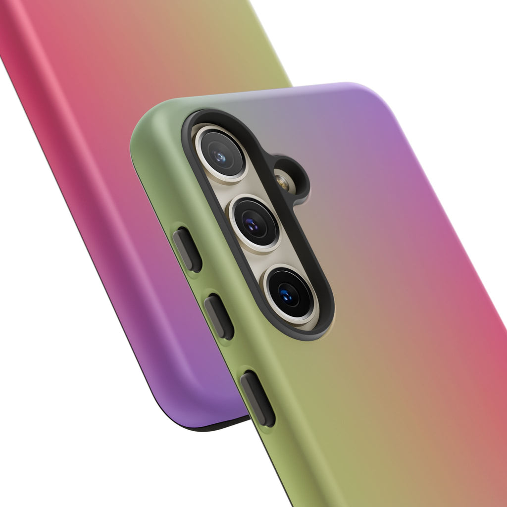 Gradient Phone Case, Tough Cases, Colorful Tech Accessory, Modern Phone Protection, Trendy Gift for Friends, Birthday, Holidays