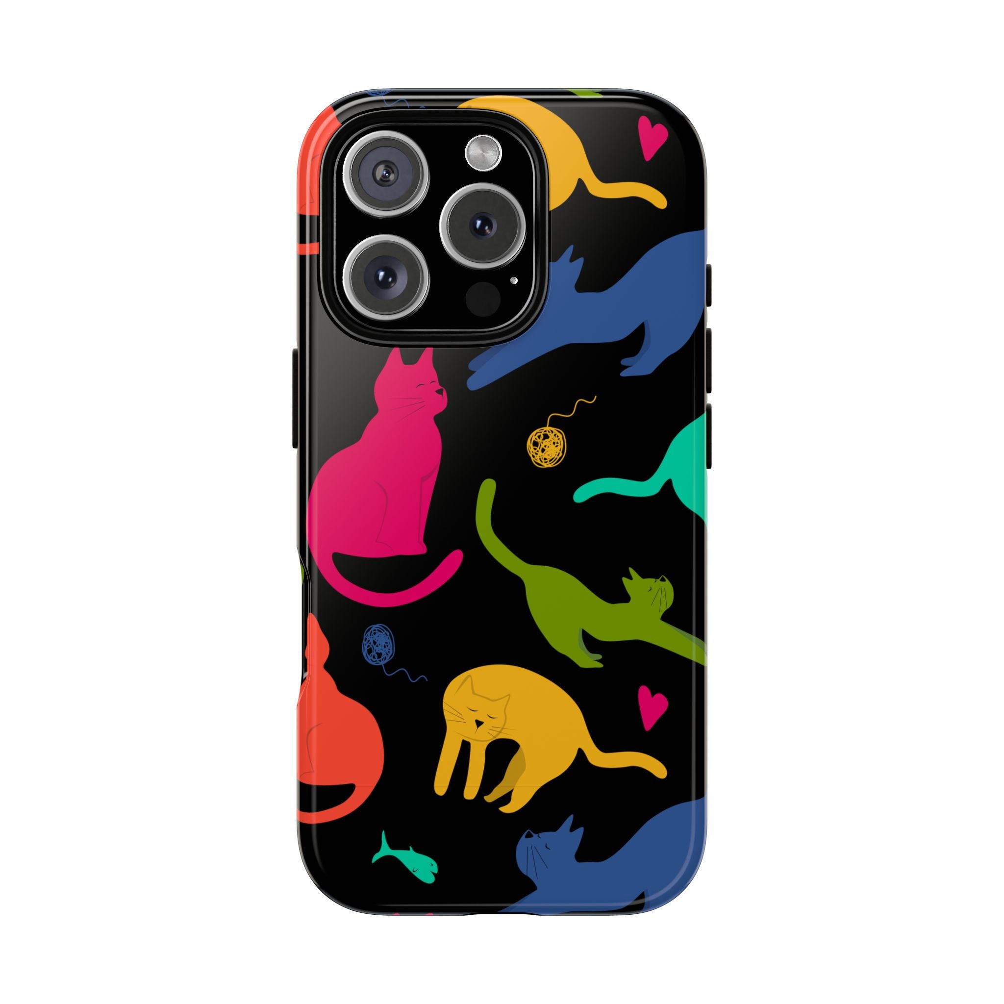 Colorful Cat Phone Case - Fun Pet Lover Accessory, Paw-some Gift for Cat Owners, Colorful Protective Cover, Cute Animal Phone [...]