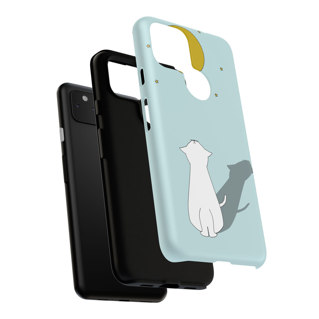 Cute Cat Phone Case, Tough Phone Cover, Pet Lover Gift, Unique Case, Animal Decor, Birthday Gift