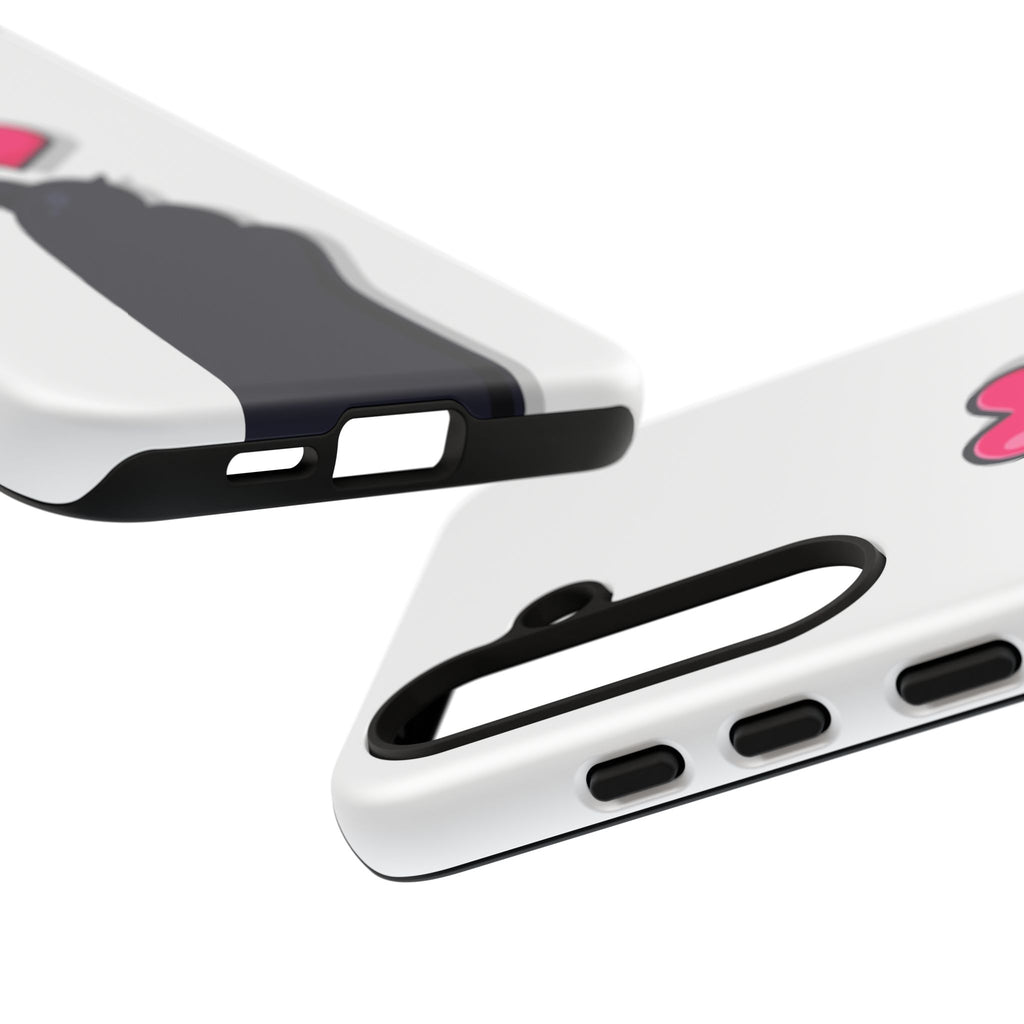 Cute Cat Love Phone Case, Tough Cell Phone Cover, Animal Lover Gifts, Pet Parent Accessories, Valentine's Day Essentials